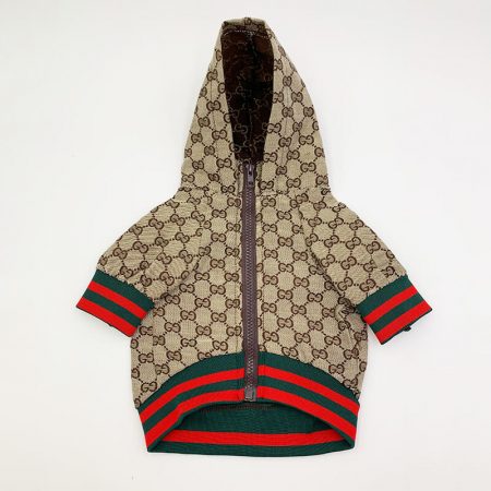 dachshund space shop monogram print dog jacket