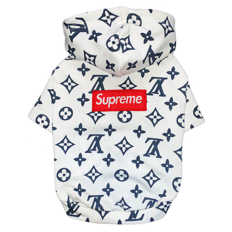 english bulldog shop pupreme monogram hoodie
