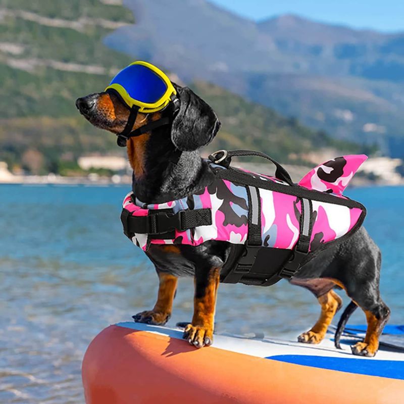 dachshund space camouflage dachshund swimming vest