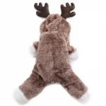 dachshund space christmas doxie reindeer jumpsuit
