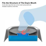 dachshund space dachshund no spill floating bowl