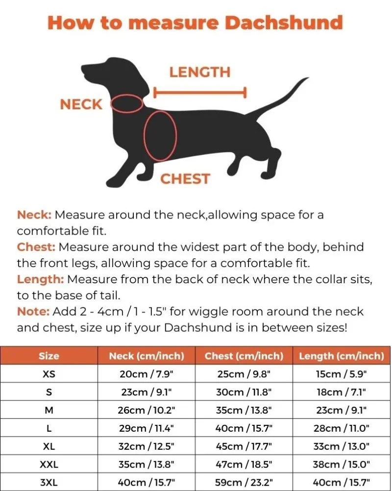 dachshund space shop adidog hoodie size guide