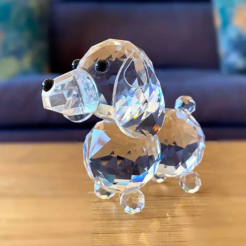 dachshund space shop crystal dachshund figurine