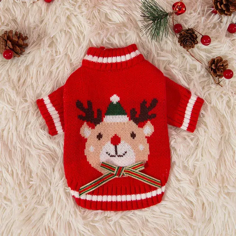 dachshund space shop knitted winter holiday sweater