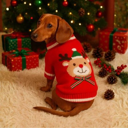 knitted winter holiday sweater