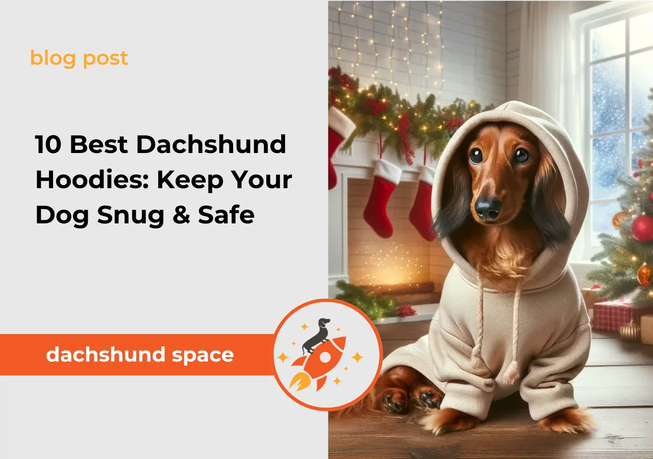ten best dachshund hoodies featured image