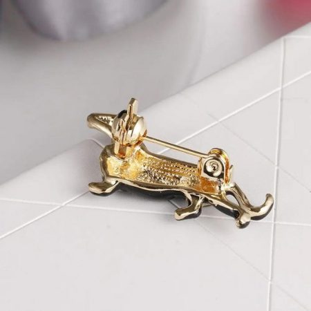 dachshund space shop enamel dachshund brooch