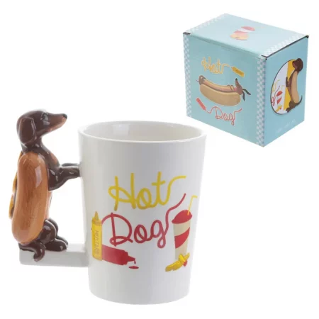 frenchie space shop hot dog dachshunds mug