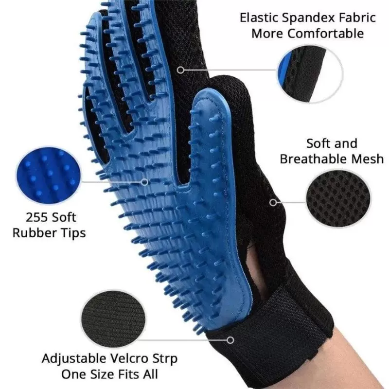 dachshund space silicone dachshund brush glove