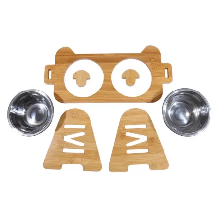 elevated wiener dog bowl