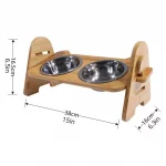 elevated wiener dog bowl