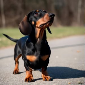 dachshund howling dachshund space