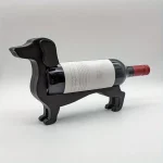 winedog dachshund bottle holder