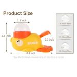 dachshund feeding duck toy