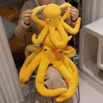 plush octopus dachshund toy