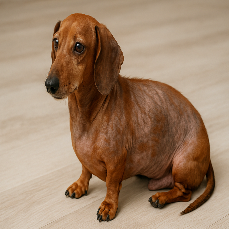 dachshund hair loss