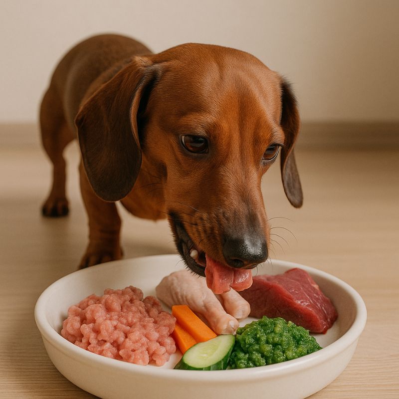 dachshund raw diet dachshund space