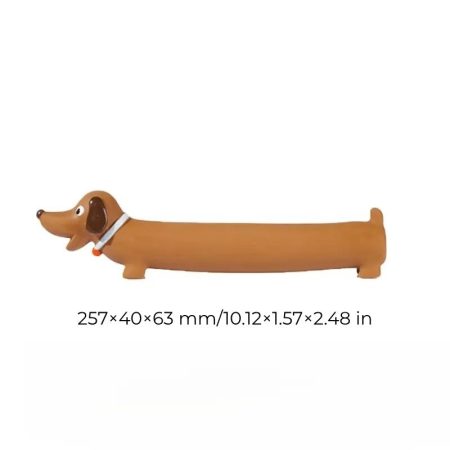 sausage dog squeaky toy