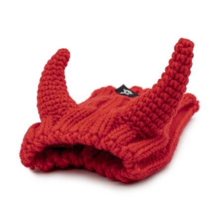 dachshund devil snood hat