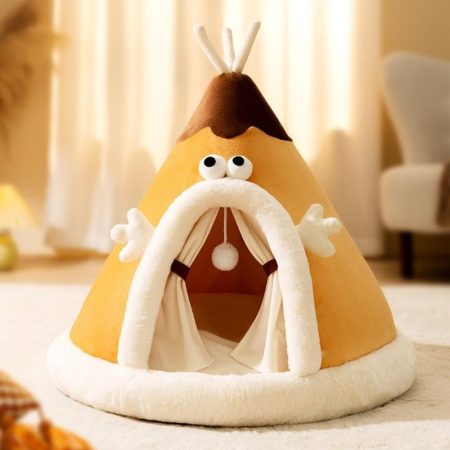 cozy teepee dachshund bed
