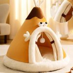 cozy teepee dachshund bed