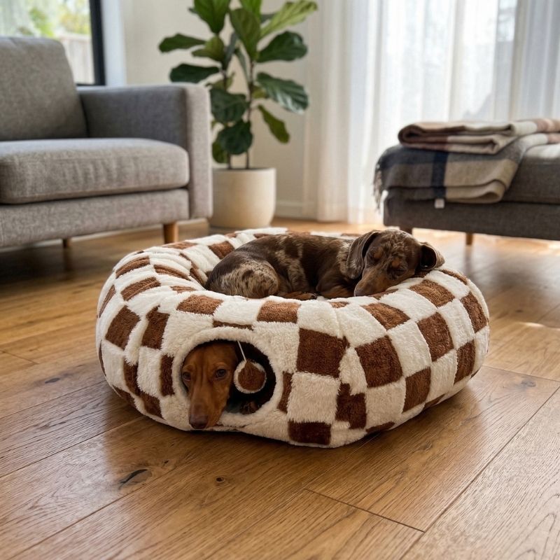 dachshund-space-dachshund-tunnel-bed tunnel bed