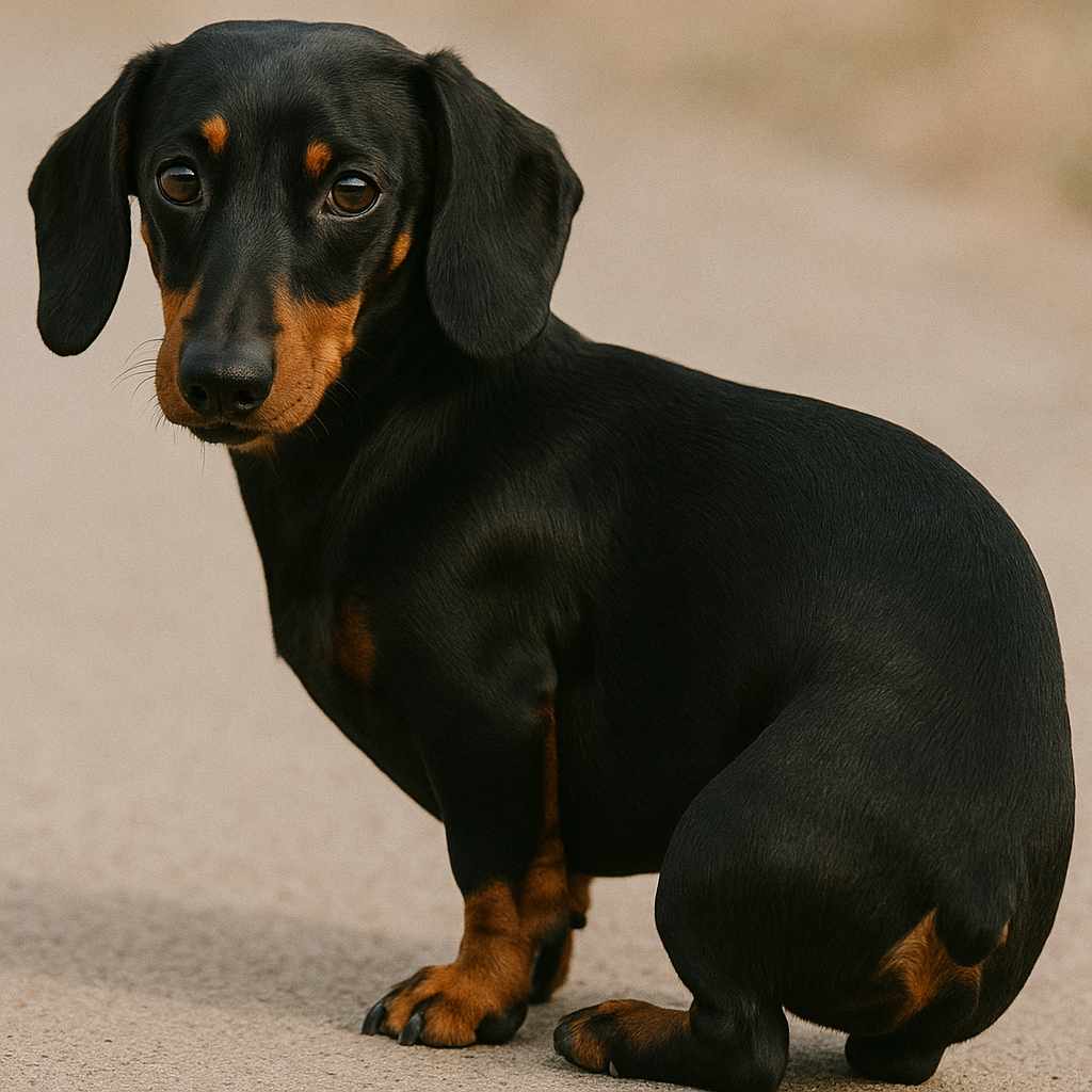 dachshund docked tail