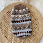 dachshund nordic knit sweater