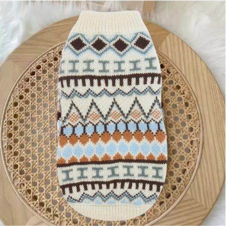 dachshund nordic knit sweater