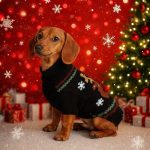 reindeer dachshund christmas sweater