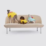 dino dachshund fleece vest
