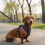 plaid doxie harness