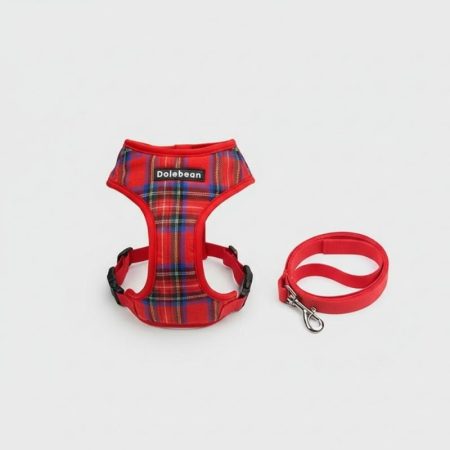 plaid doxie harness