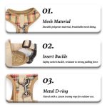 plaid doxie harness