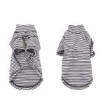cocoa stripe doxie-t-shirt