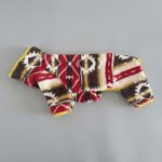 dachshund fleece dog jumpsuit