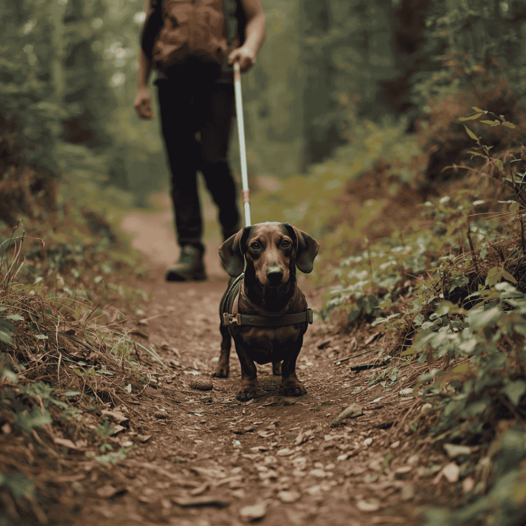 dachshund space dachshund hiking