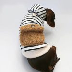 fleece lined dachshund hoodie