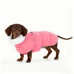 mint blush doxie puffer
