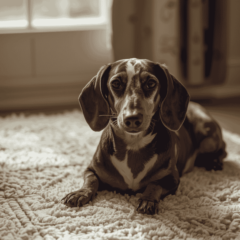 dachshund space dachshund losing hair