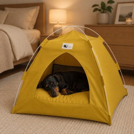 cozy dachshund tent house