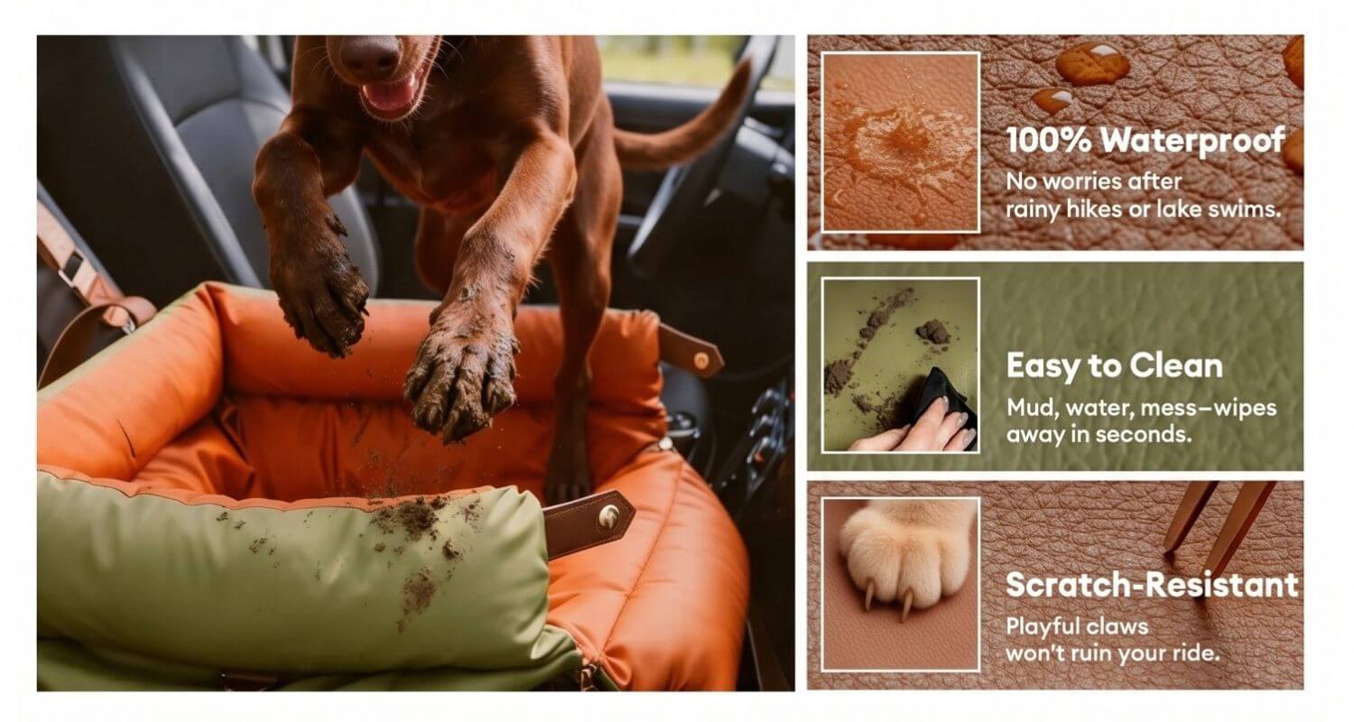 dachshund car seat booster bed