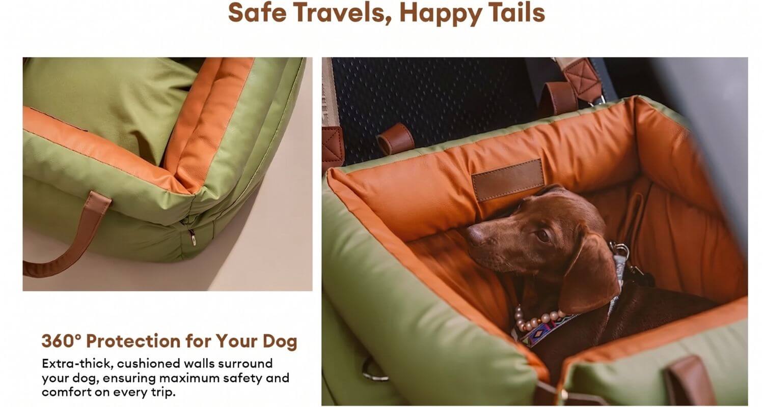 dachshund car seat booster bed