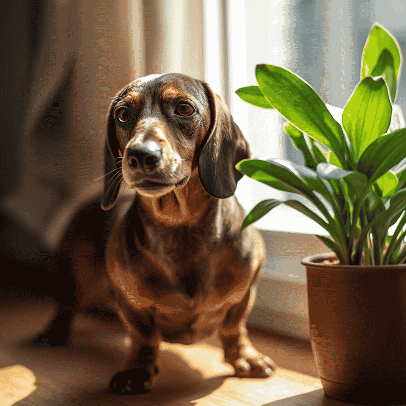 dachshund peeing in the house