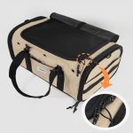in-cabin dachshund flight carrier