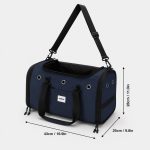 in-cabin dachshund flight carrier