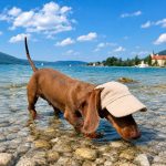 corduroy doxie summer cap