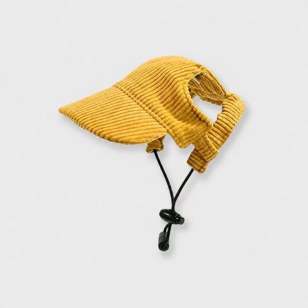 corduroy doxie summer cap