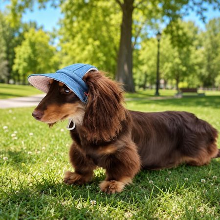 denim doxie summer cap