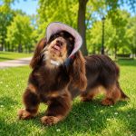 denim doxie summer cap